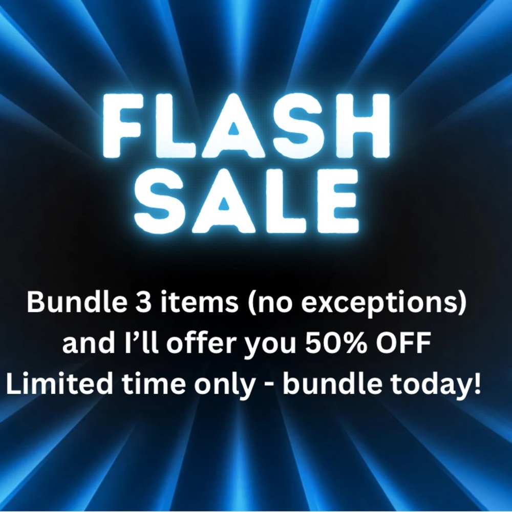 SALE - bundle any 3 items now!